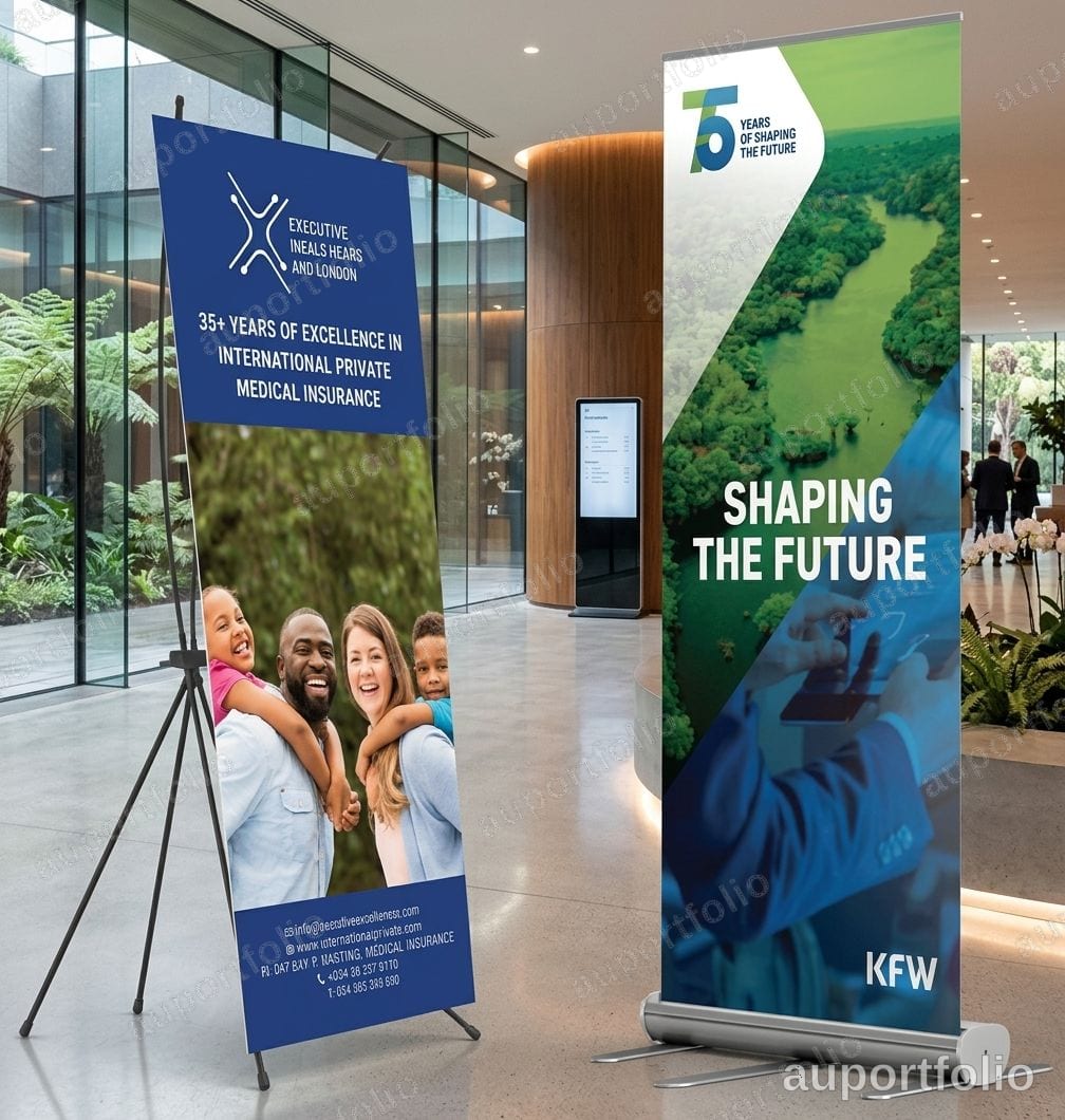 Roll-Up & X-Stand Banner Design